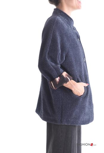 Jacket with buttons with lining with pockets - ph 3