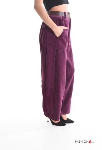 Trousers with belt with pockets - ph 3