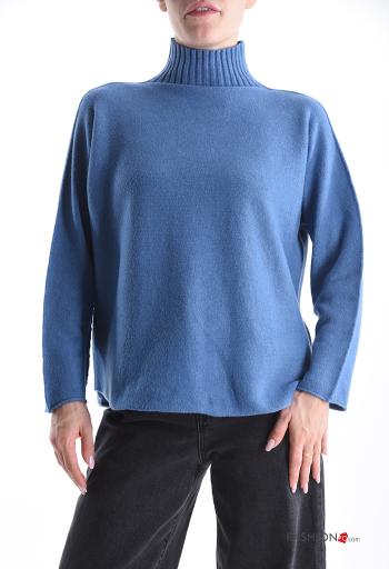Maglione maniche lunghe a collo alto