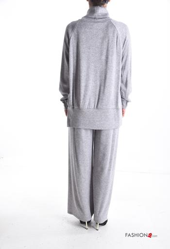 Conjunto manga comprida com gola subida com elástico - ph 2