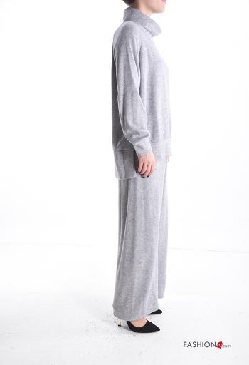 Conjunto manga comprida com gola subida com elástico - ph 3