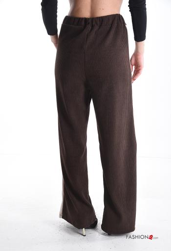 wide leg Trousers with pockets with elastic - ph 2