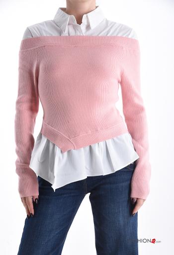 Cotton Sweater with buttons - ph 1