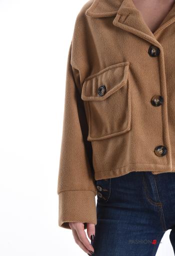 Jacke mit Knöpfen mit Taschen - ph 4