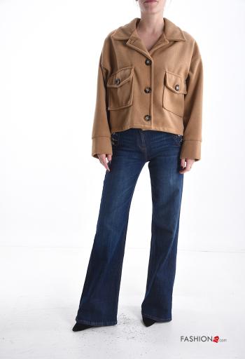 Jacke mit Knöpfen mit Taschen - ph 5