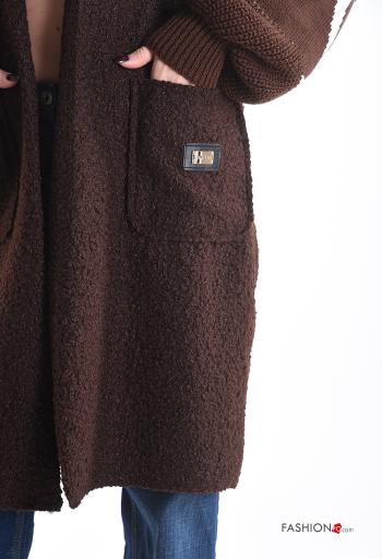 Casaco manga comprida com bolsos sem forro - ph 4