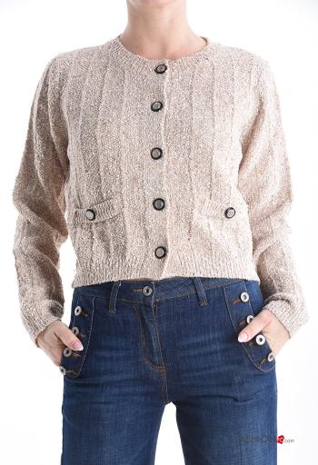 Lässiges Strickpullover