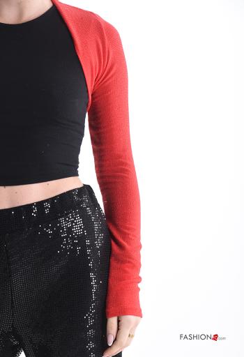 Bolerino maniche lunghe corto con strass - ph 4