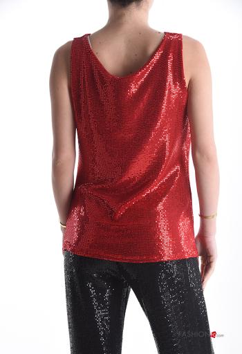 ärmellos Top mit Pailletten - ph 2