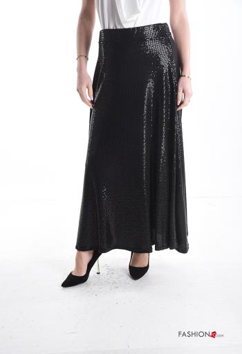 Skirt with sequins with elastic - ph 1