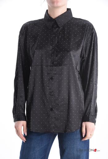 Camisa con botones con brillantes - ph 1