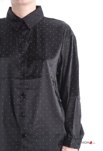 Camisa con botones con brillantes - ph 4