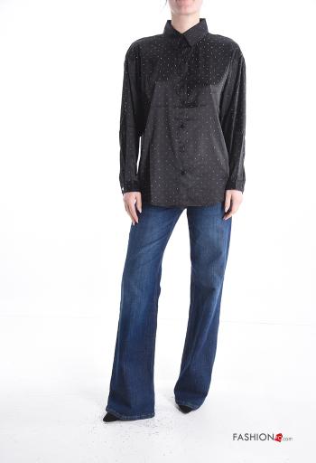 Camisa con botones con brillantes - ph 5