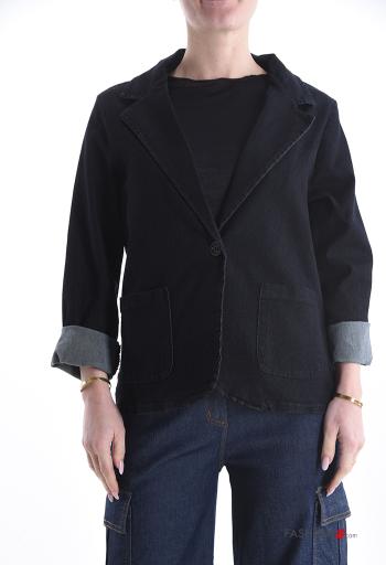Cotton Jacket with buttons with pockets - ph 1