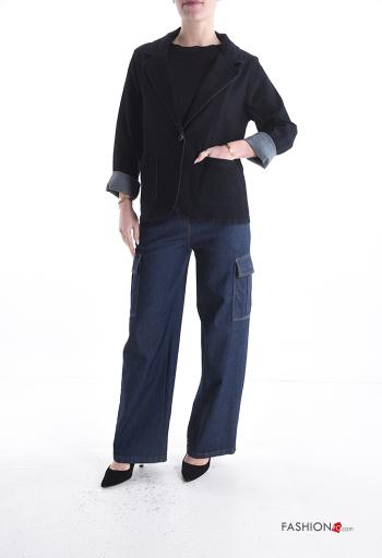 Cotton Jacket with buttons with pockets - ph 5