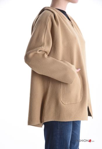 Jacke mit Taschen mit Kapuze mit Reißverschluss - ph 3