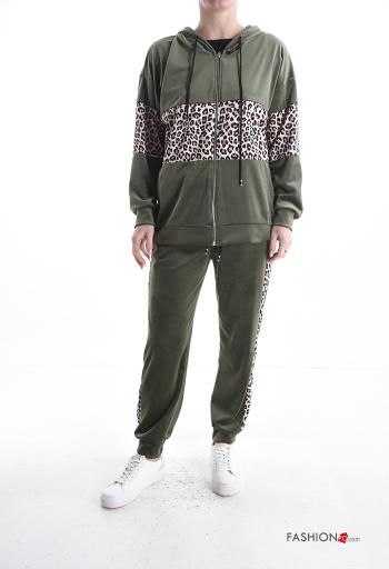 Co-ord with zip with hood