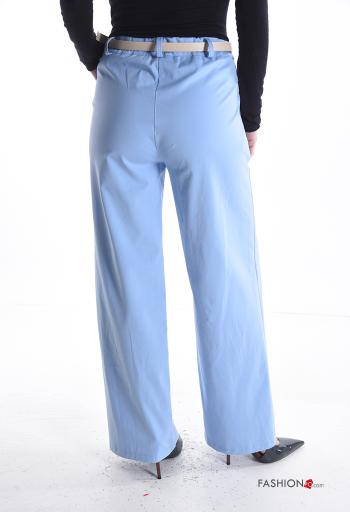 Calças em Algodão com cinto - ph 2