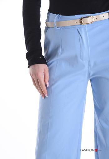 Calças em Algodão com cinto - ph 4