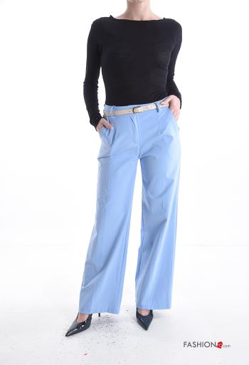 Calças em Algodão com cinto - ph 5