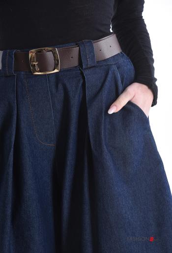 Pantalon en Coton avec ceinture - ph 4