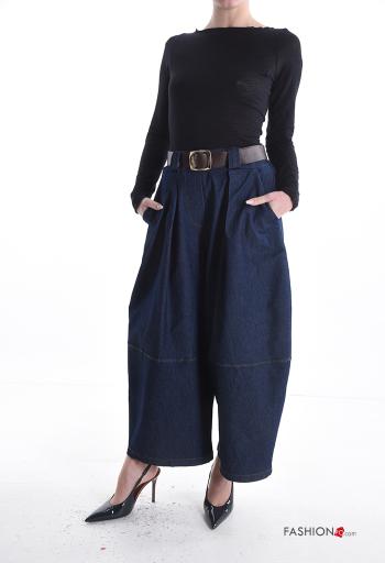 Pantalon en Coton avec ceinture - ph 5