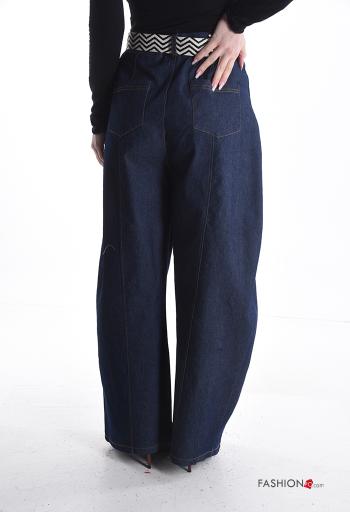 Pantalon en Coton avec ceinture - ph 2