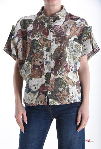 Chaqueta de Algodón Estampado animales con botones - ph 1