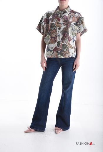 Chaqueta de Algodón Estampado animales con botones - ph 5