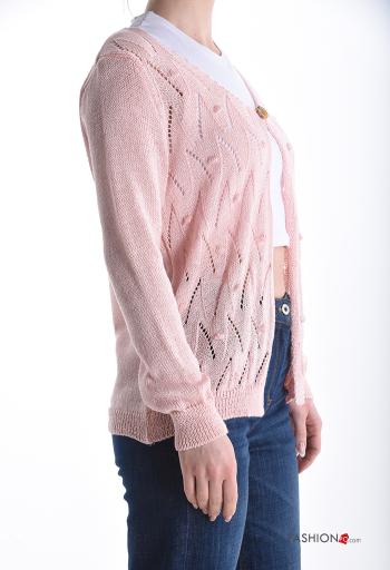 Chaqueta de punto manga larga con botones - ph 3