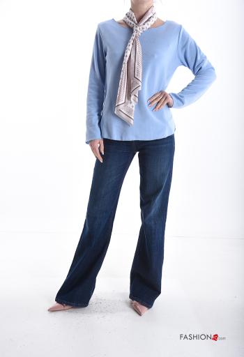 Camiseta de manga larga de Algodón con Bufanda - ph 5