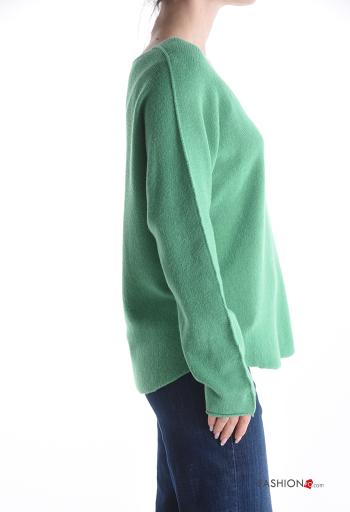 Maglione maniche lunghe scollo a V - ph 3