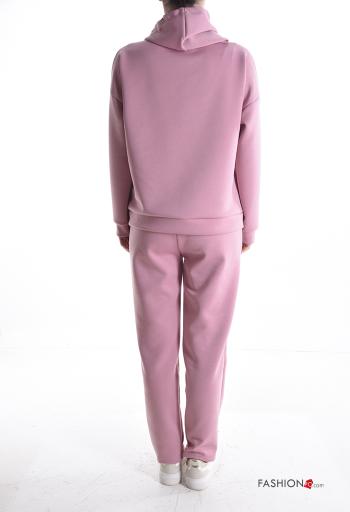 Conjunto manga larga con cremallera con capucha con bolsillos - ph 2