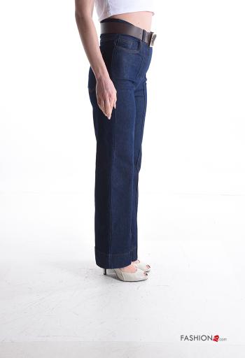 Pantalone in Cotone con cintura con tasche - ph 3