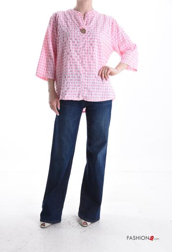 Túnica em Algodão com botões - ph 5