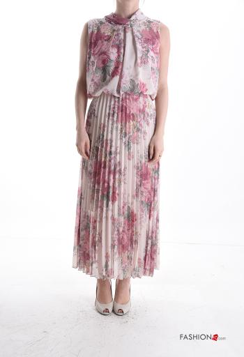 Vestido con botones con forro