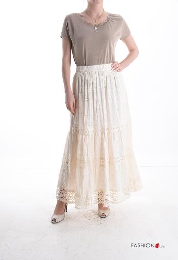 Jupe en Coton broderie anglaise - ph 5