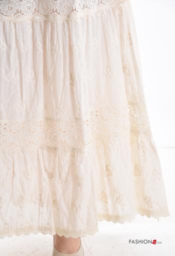 Jupe en Coton broderie anglaise - ph 4