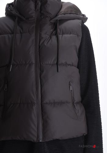 Duster Coat with pockets with hood with zip - ph 4