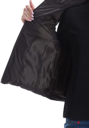 Duster Coat with pockets with hood with zip - ph 5