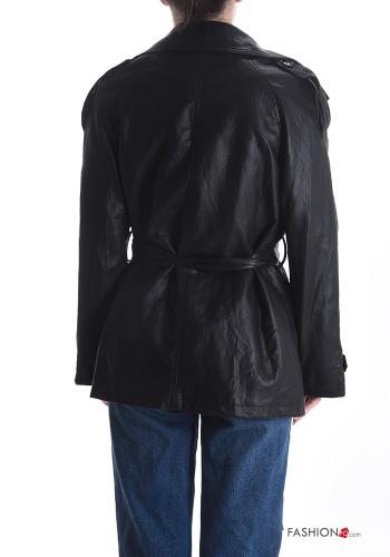 Jacket with lining with pockets with belt with buttons - ph 2