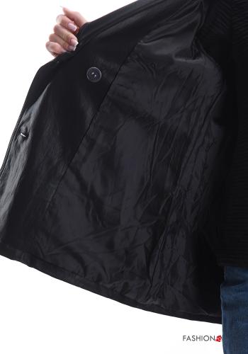 Jacket with lining with pockets with belt with buttons - ph 6