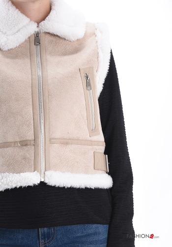 Gilet with pockets with zip - ph 4