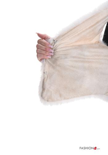 faux fur Gilet with pockets - ph 6