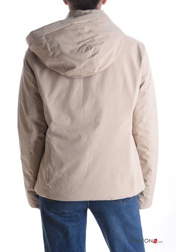 reversible quilted Jacket with pockets with hood with zip - ph 2