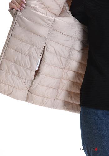 reversible quilted Jacket with pockets with hood with zip - ph 6