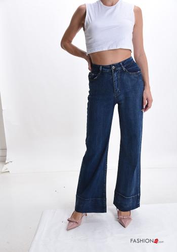 Cotton Jeans with buttons with zip with pockets - ph 5