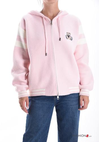 Cotton Coat with zip with hood