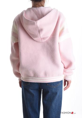 Cotton Coat with zip with hood - ph 2