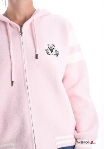 Cotton Coat with zip with hood - ph 4